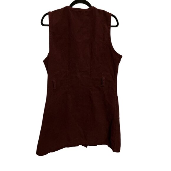 Burgundy Corduroy Jumper - Picture 5 of 8